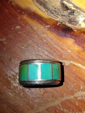 EUC Sundance AWESOME STERLING Silver Turquoise Ring "COBBLESTONE"